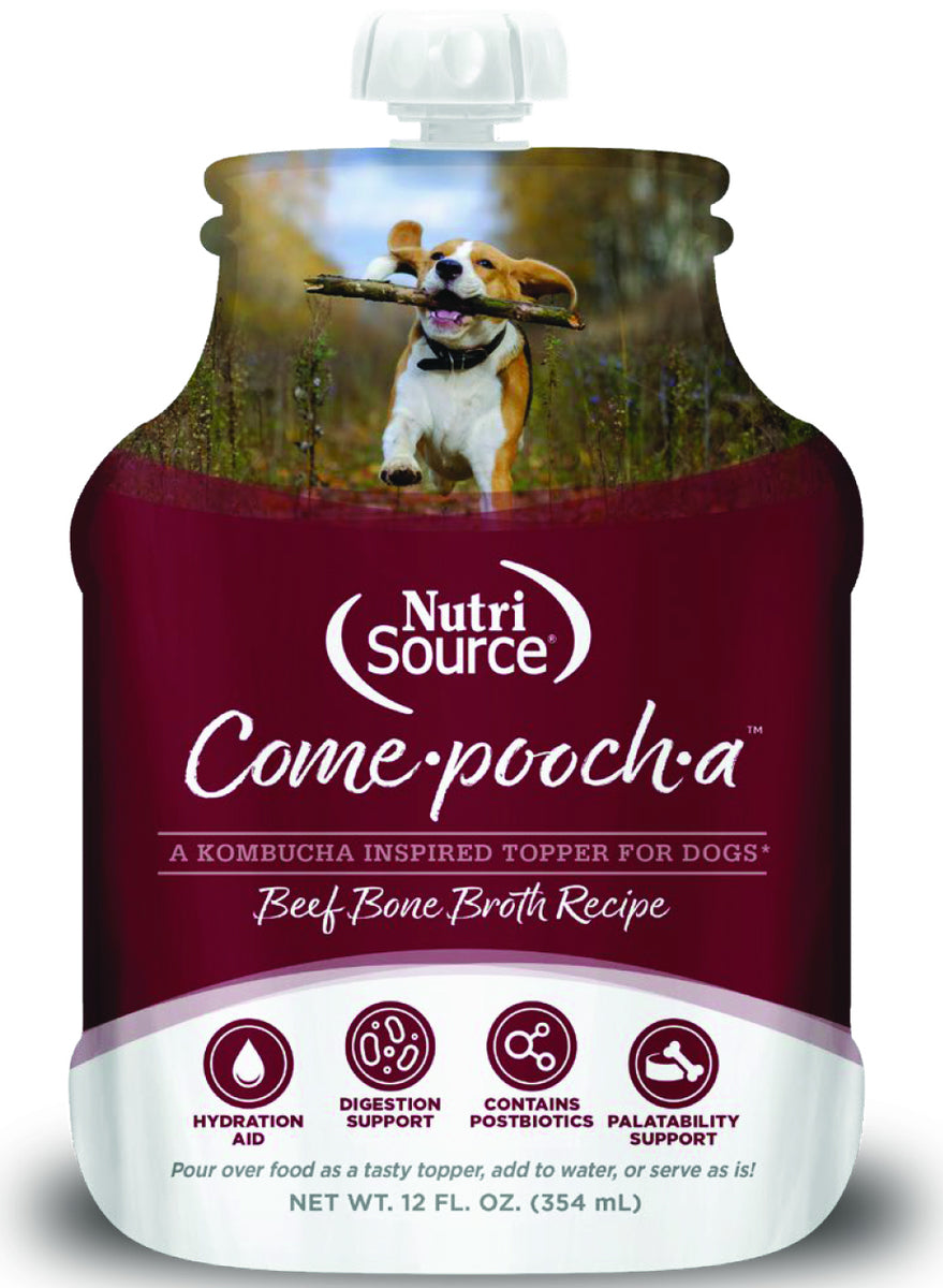 NutriSource Come-Pooch-A Bone Broth for Dogs, 12 oz.
