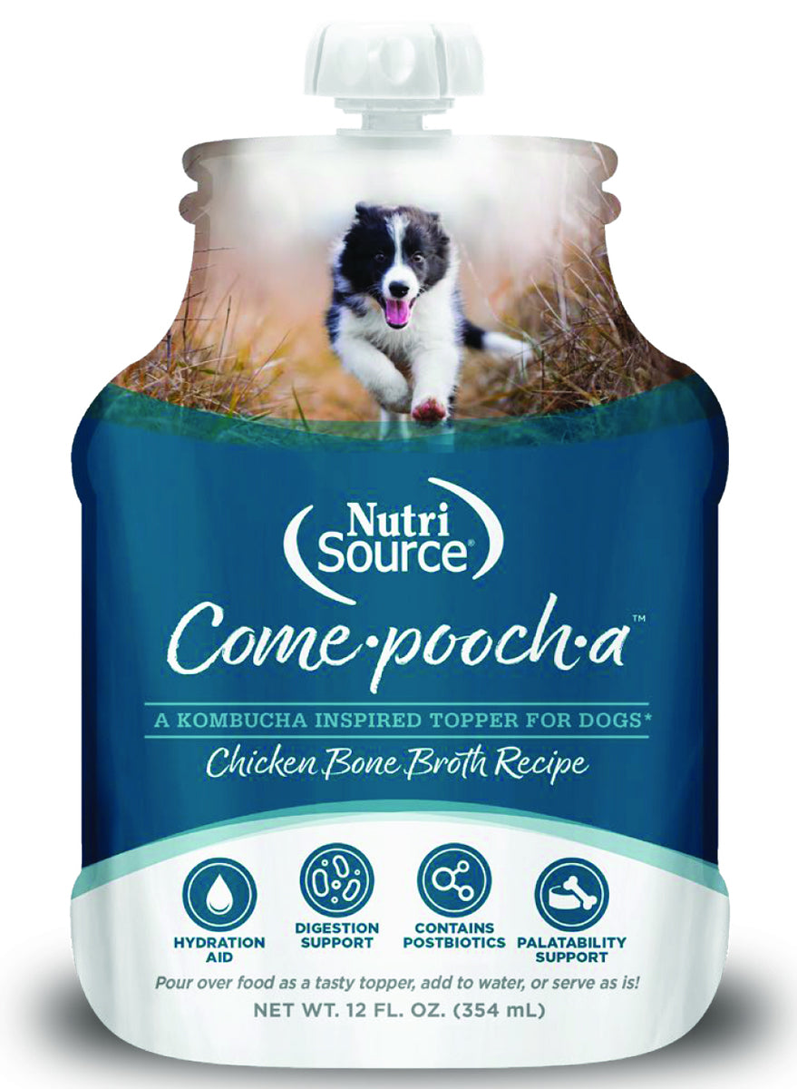 NutriSource Come-Pooch-A Bone Broth for Dogs, 12 oz.