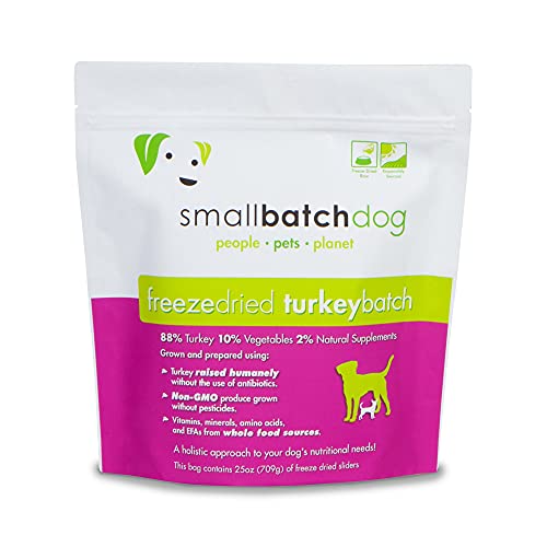 Smallbatch Turkey Sliders Freeze-Dried Dog Food, 25 oz.