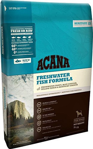Acana Freshwater Fish Dry Dog Food, 25 lbs Bag
