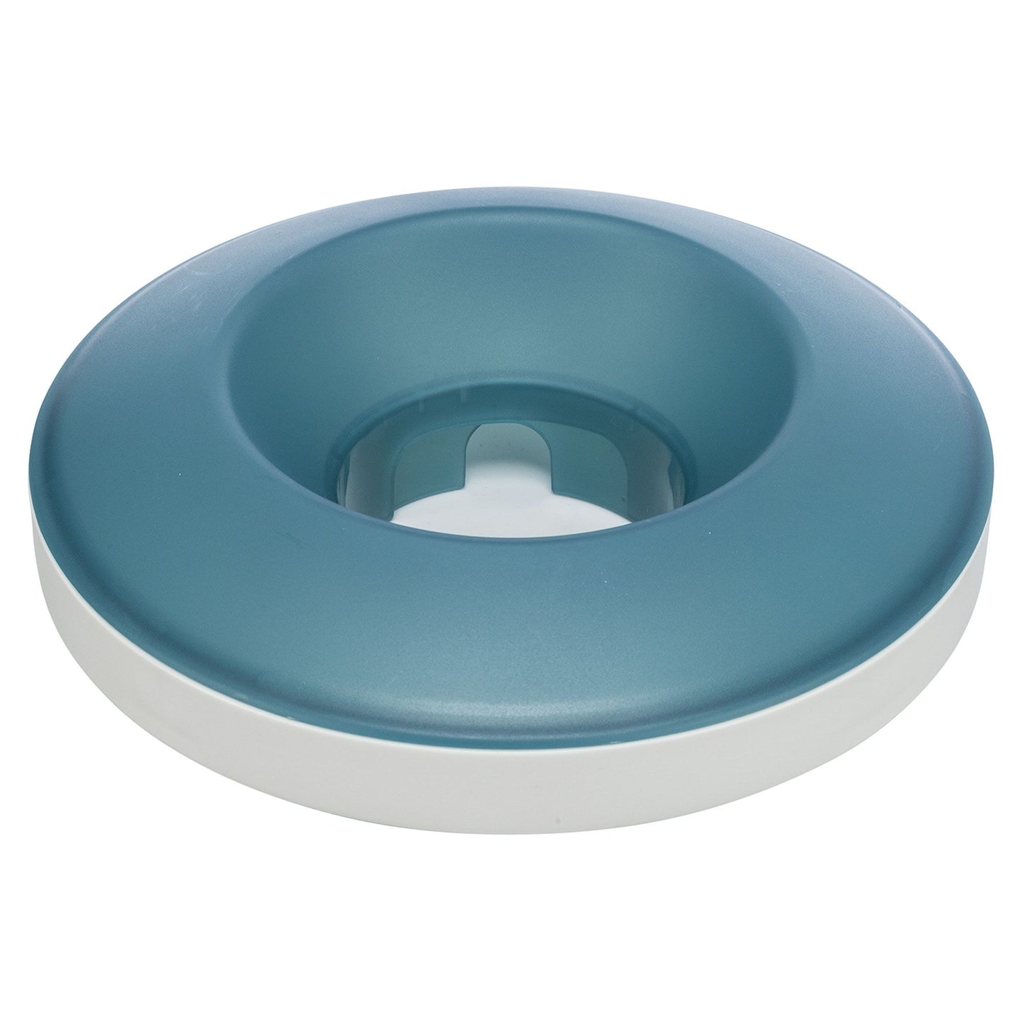 Trixie Dog Slow Feeding Rocking Bowl, Grey & Blue