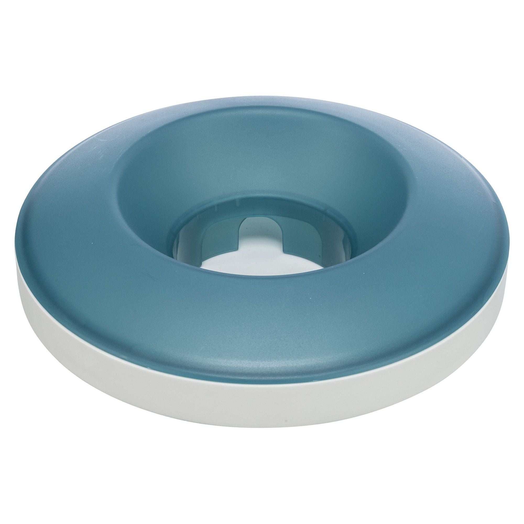 Trixie Dog Slow Feeding Rocking Bowl, Grey & Blue