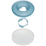 Trixie Dog Slow Feeding Rocking Bowl, Grey & Blue