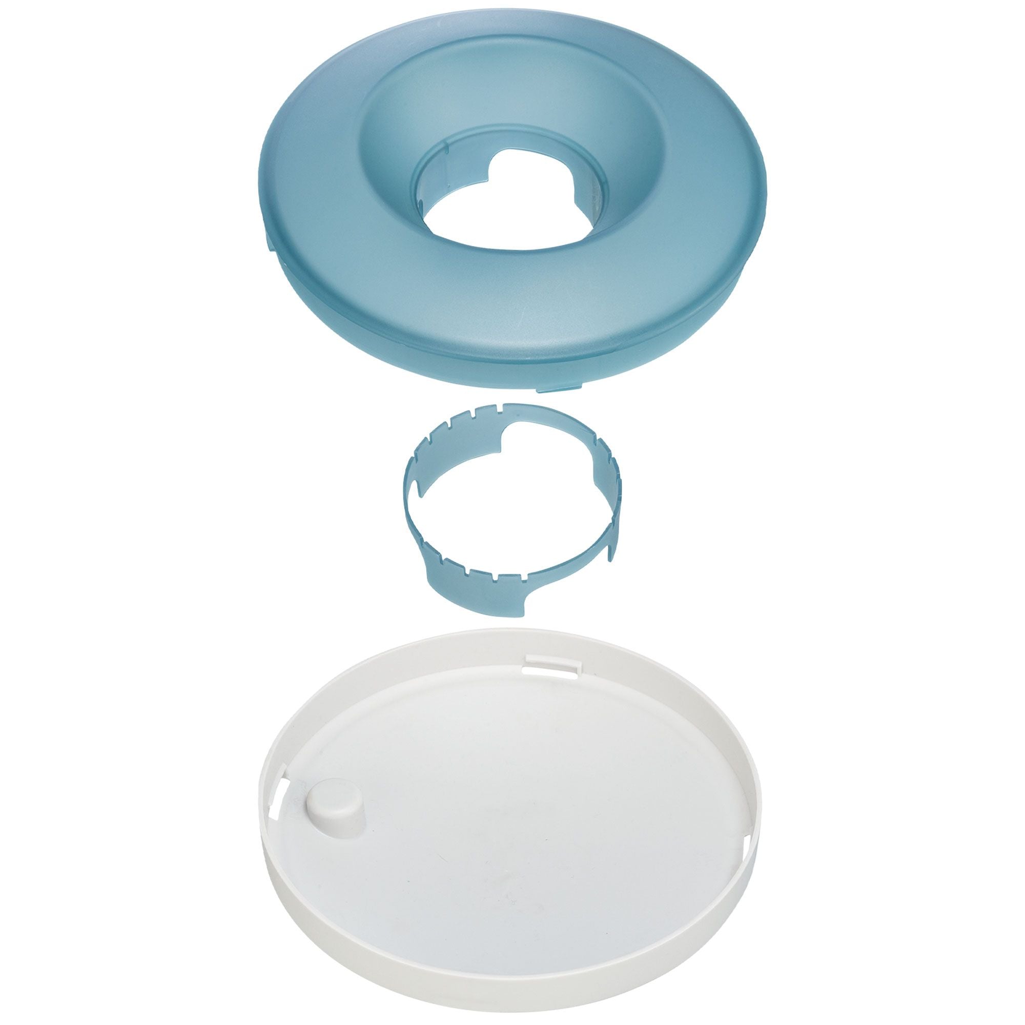 Trixie Dog Slow Feeding Rocking Bowl, Grey & Blue