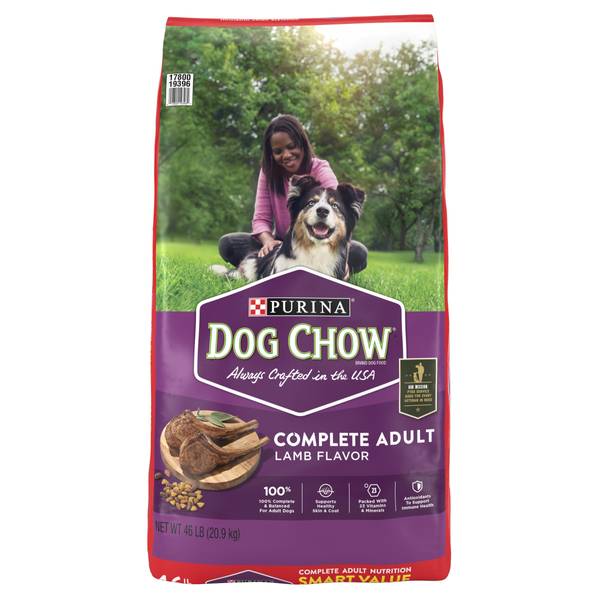 Purina Dog Chow Complete High Protein Lamb Adult Dry Dog Food, 44 lbs.