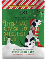 GivePet Peppermint Bark Holiday Grain-Free Dog Treats, 6 oz.