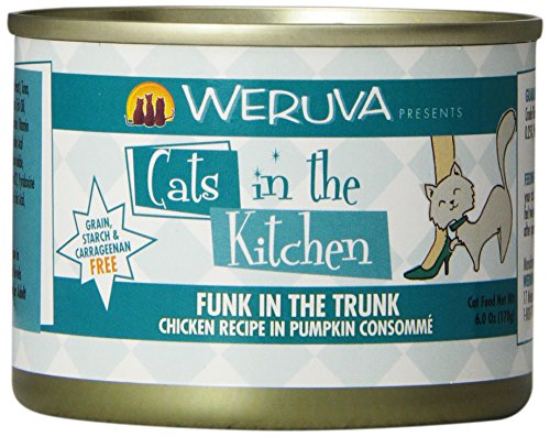 Cats in the Kitchen Funk in the Trunk Chicken in Pumpkin Consomme Wet Cat Food, 6 oz.