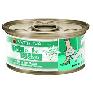 Cats in the Kitchen Funk in the Trunk Chicken in Pumpkin Consomme Wet Cat Food, 3.2 oz.