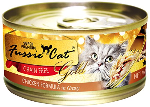 Fussie Cat Chicken Formula in Gravy Canned Cat Food, 2.8 oz.