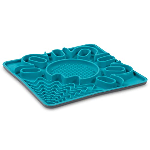 Messy Mutts 9.5" Silicone Lick Mat For Dogs, Pack Of 1 Can