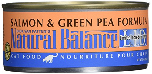 Natural Balance Limited Ingredient Salmon & Green Pea Grain-Free Wet Cat Food, 5.5 oz.