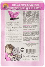 B.F.F. OMG Devour Me Tuna & Duck Dinner in Gravy Wet Cat Food, 3 oz.