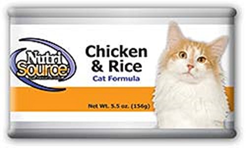 NutriSource Chicken & Rice Wet Cat Food, 5 oz.