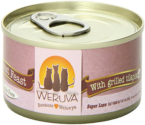 Weruva Mideast Feast Grilled Tilapia Wet Cat Food, 3 oz.