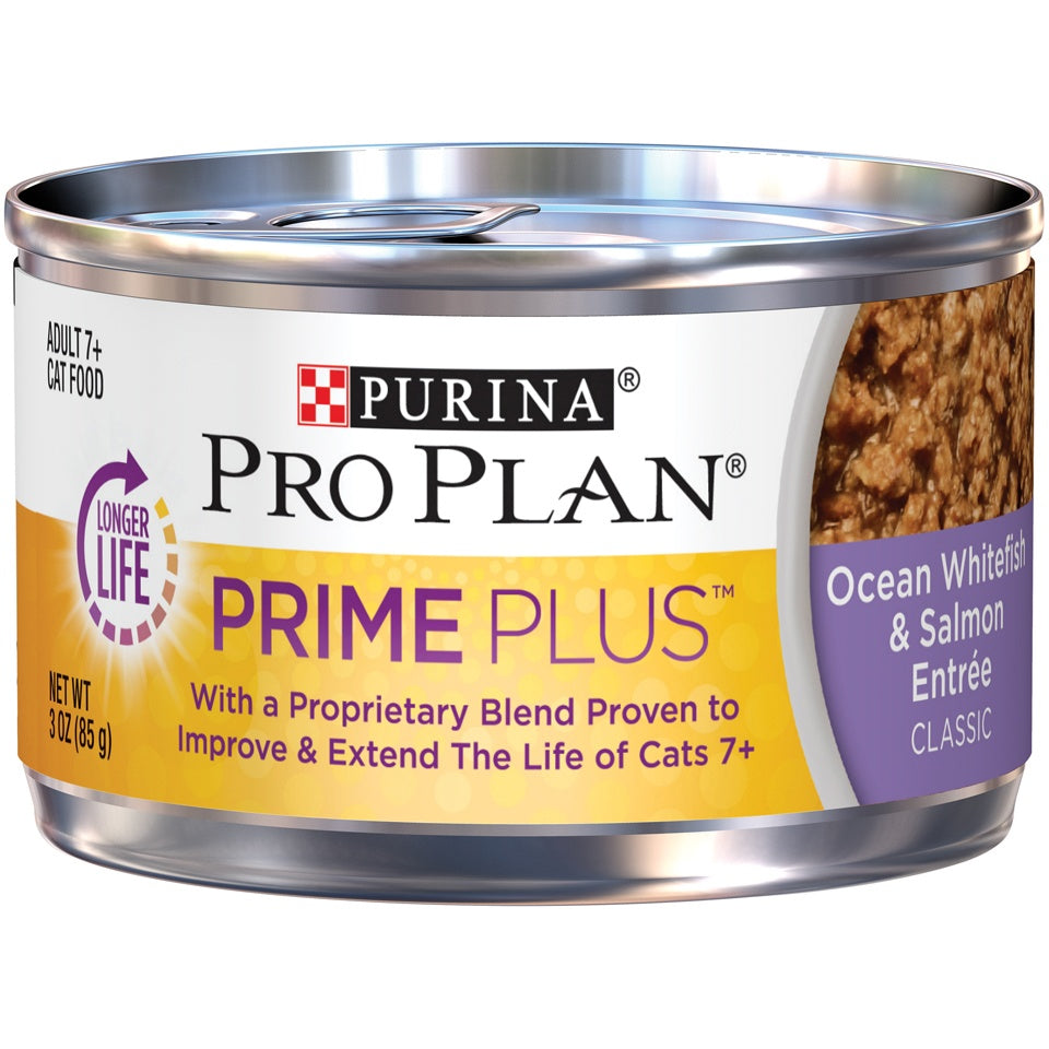 Purina Pro Plan Prime Plus 7+ Wet Cat Food, 3 oz.