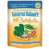 Natural Balance Platefulls Turkey, Chicken & Duck Wet Cat Food, 3 oz.