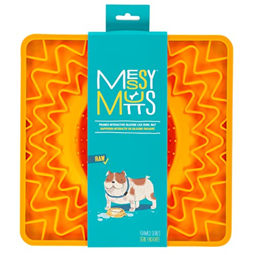 Messy Mutts Silicone Licking Bowl Mat 9.5 X 9.5 Pack Of 1 Cat