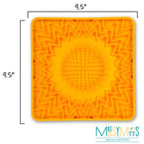 Messy Mutts Silicone Licking Bowl Mat 9.5 X 9.5 Pack Of 1 Cat