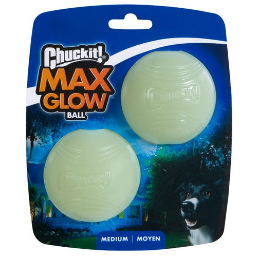 Chuckit! Max Glow Ball Medium - Fetch Toy For Dogs
