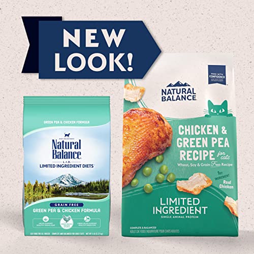 Natural Balance Limited Ingredient Chicken & Green Pea Dry Cat Food, 4 lbs.