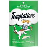 Temptations Seafood Medley Crunchy Cat Treats, 3 oz.