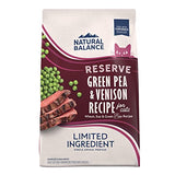 Natural Balance Limited Ingredient Green Pea & Venison Dry Cat Food, 4 lbs.