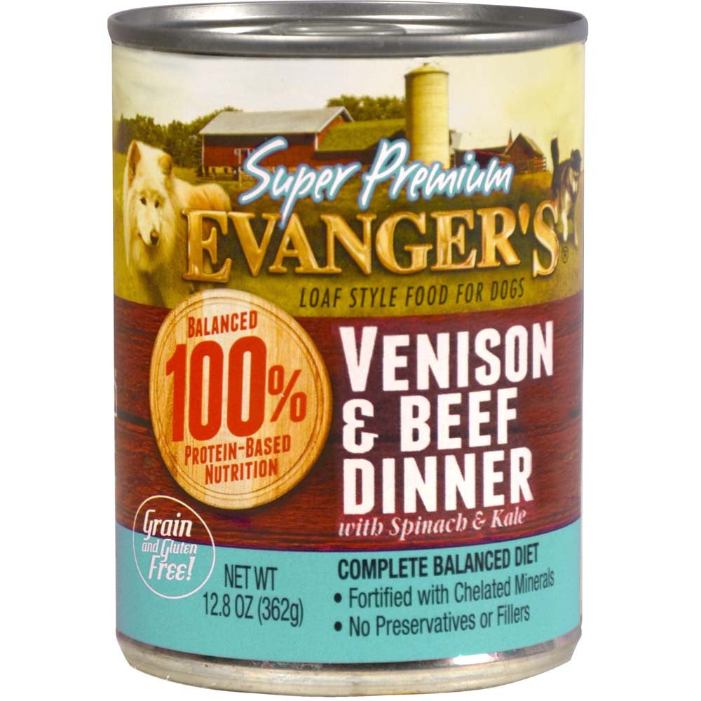 Evanger'S Venison & Beef Dinner Dog Food, 12.8 oz
