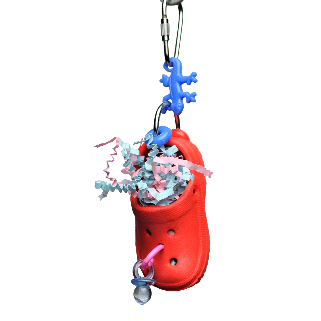 A&E Cage Happy Beaks Croc-Fetti Bird Toy