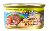 Against The Grain Captain's Catch Sardine & Mackerel Wet Cat Food, 2.8 oz.