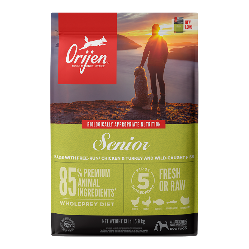 Orijen Senior Grain-Free High Protein Dry Dog Food - 13lb