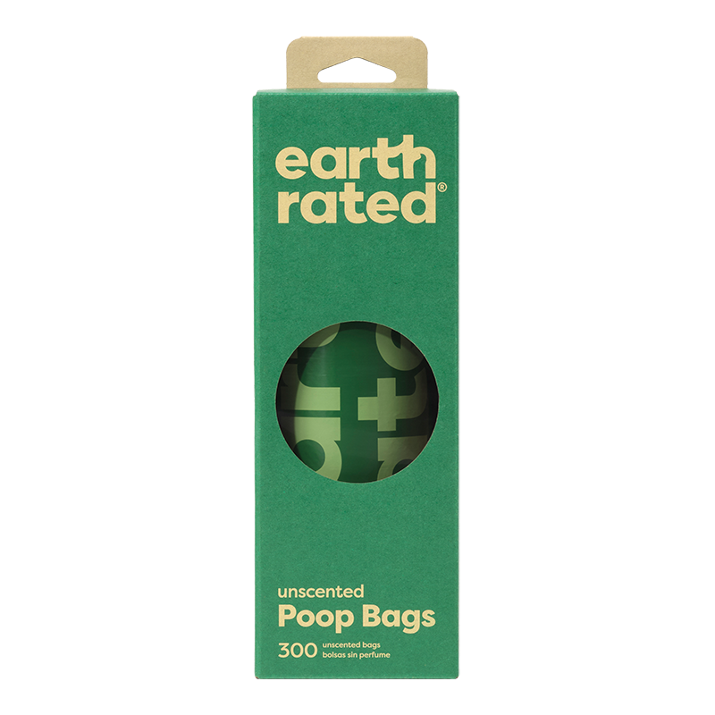 Earth Rated Unscented Dog Waste Bags, 300 Count