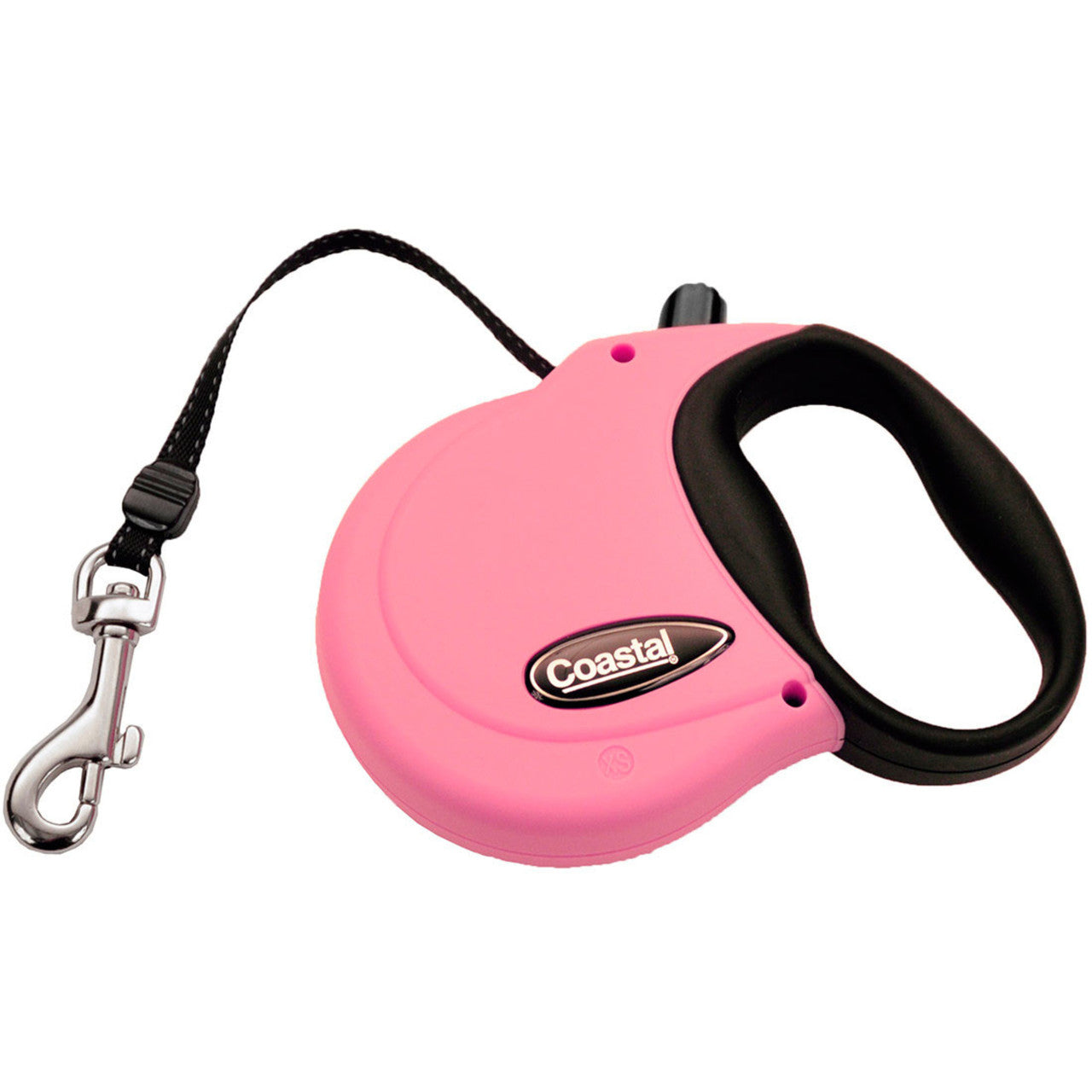 Coastal Power Walker Retractable Dog Leash Pink, XS