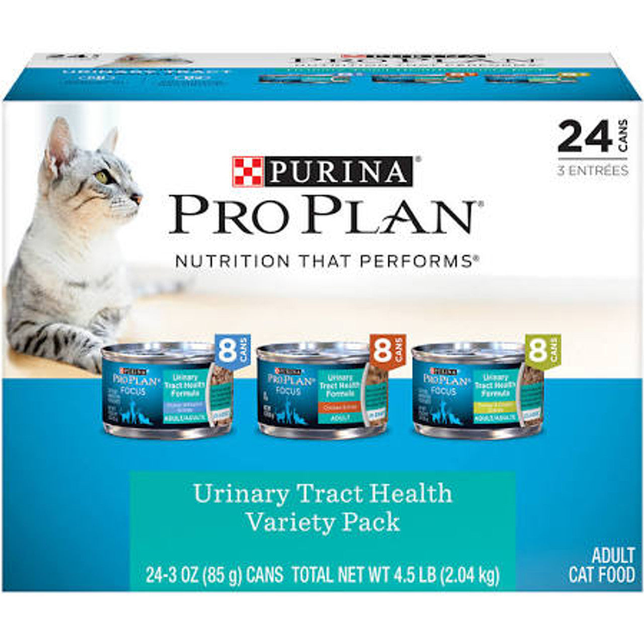 Purina Pro Plan Urinary Tract Health Variety Pack Wet Cat Food, 3 oz.