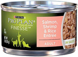 Purina Pro Plan Complete Essentials Salmon, Shrimp & Rice Pate Wet Cat Food, 3 oz.