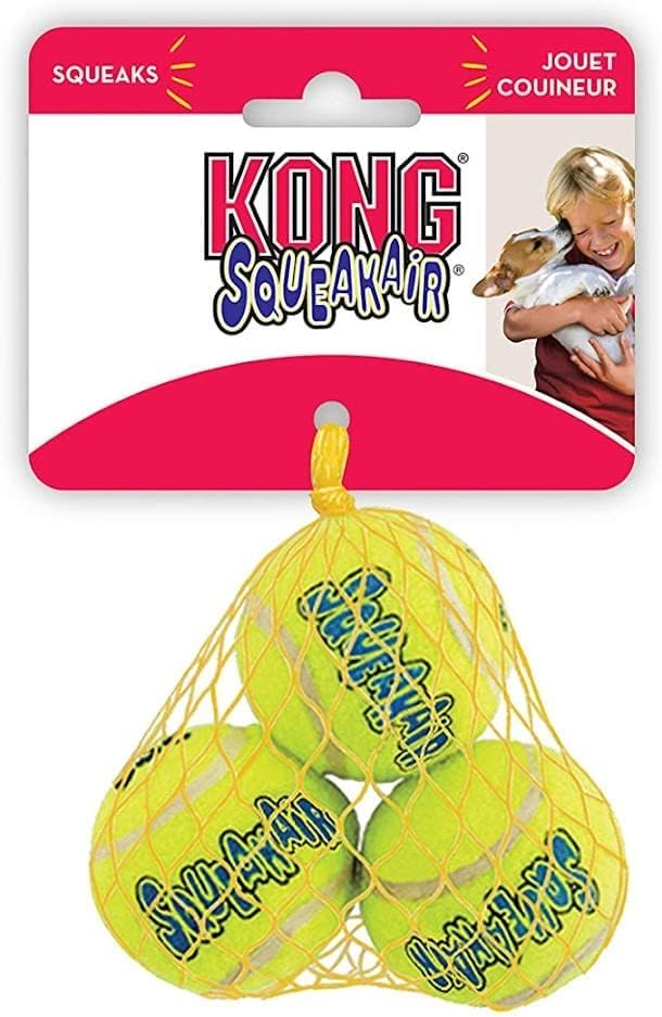 KONG SqueakAir Ball for Cats, X-Small (3 Pack)