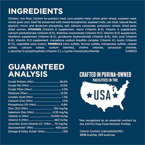 Purina ONE Plus Large Breed Adult Chicken Formula Dry Dog Food, 31.1 lbs.