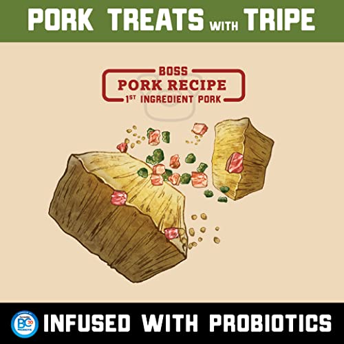Boss Dog ProBites with Tripe Pork Recipe Dog Treats, 3 oz.
