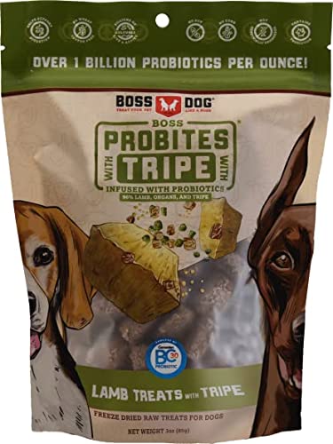Boss Dog ProBites with Tripe Lamb Recipe Dog Treats, 3 oz.