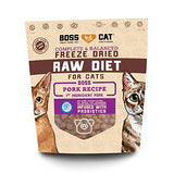 Boss Dog Freeze-Dried Raw Pork Diet for Cats, 9 oz.