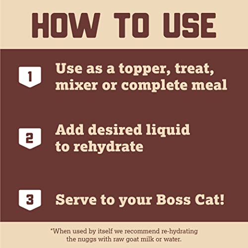 Boss Dog Freeze-Dried Raw Pork Diet for Cats, 9 oz.