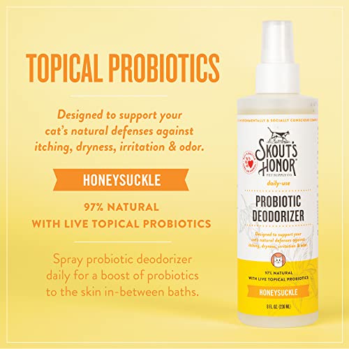 Skout's Honor Probiotic Honeysuckle Pet Deodorizer, 8 oz.