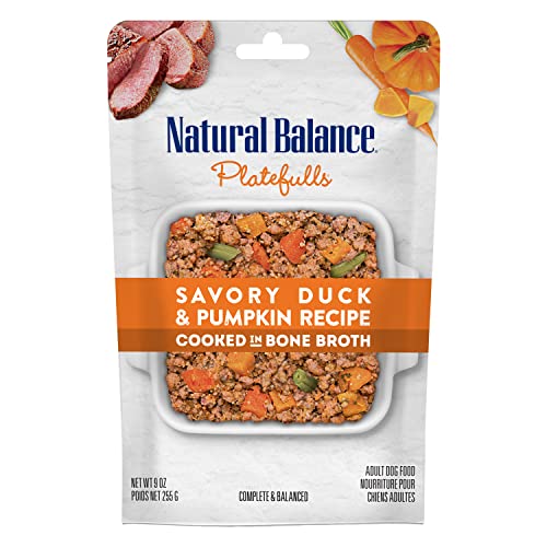 Natural Balance Platefulls Duck & Pumpkin Wet Dog Food, 9 oz.
