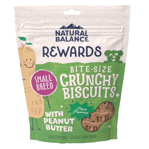 Natural Balance Crunchy Peanut Butter Dog Treats, 8 oz.