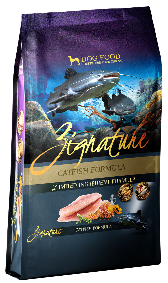 Zignature Catfish Formula Grain-Free Dry Dog Food, 4 lbs.