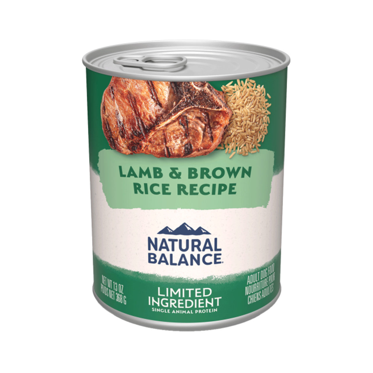 Natural Balance Limited Ingredient Lamb & Brown Rice Wet Dog Food, 13 oz.