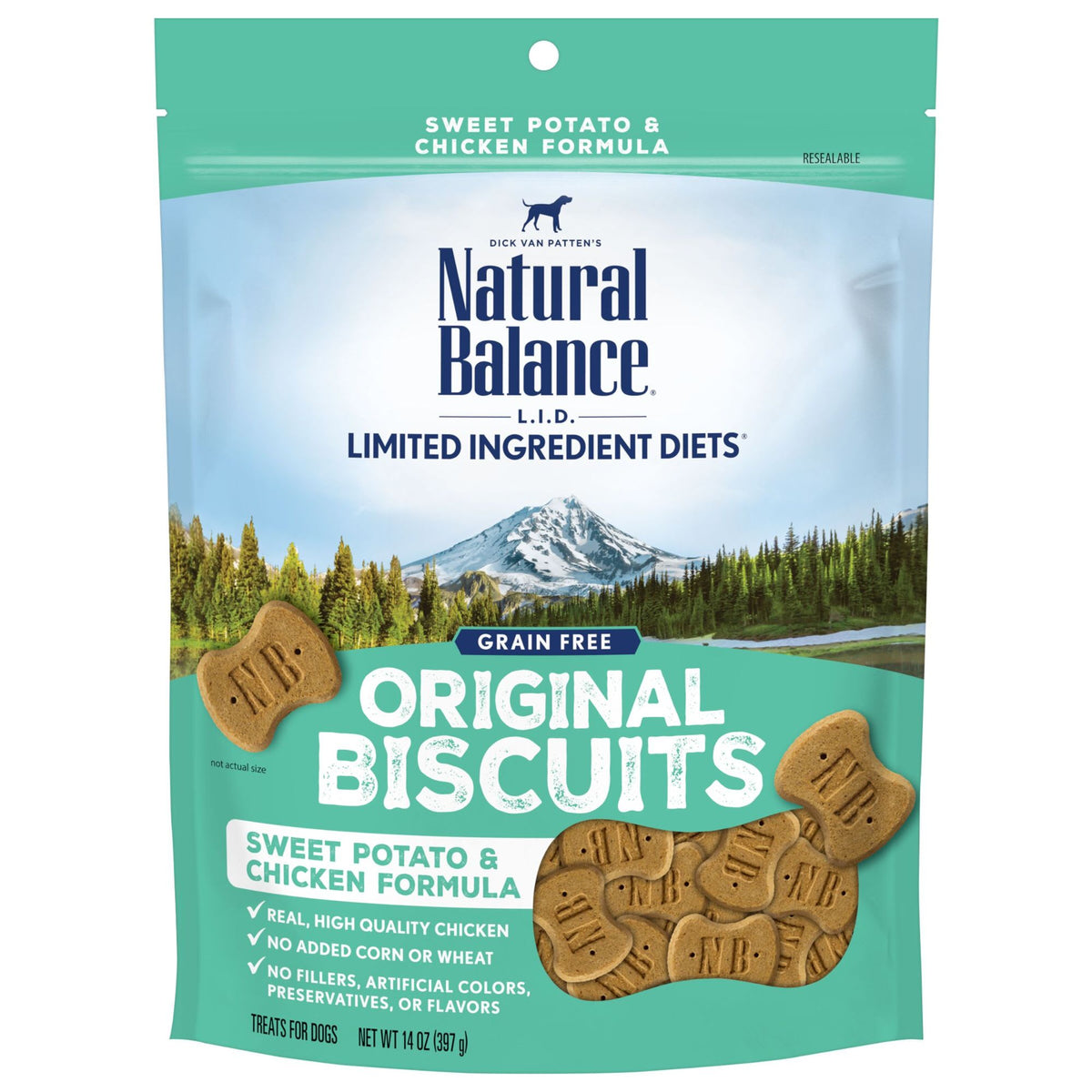 Natural Balance Limited Ingredient Chicken & Sweet Potato Dog Treats, 14 oz.