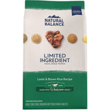 Natural Balance Limited Ingredient Lamb & Brown Rice Dry Dog Food Sensitive Skin & Stomach - 24 lbs