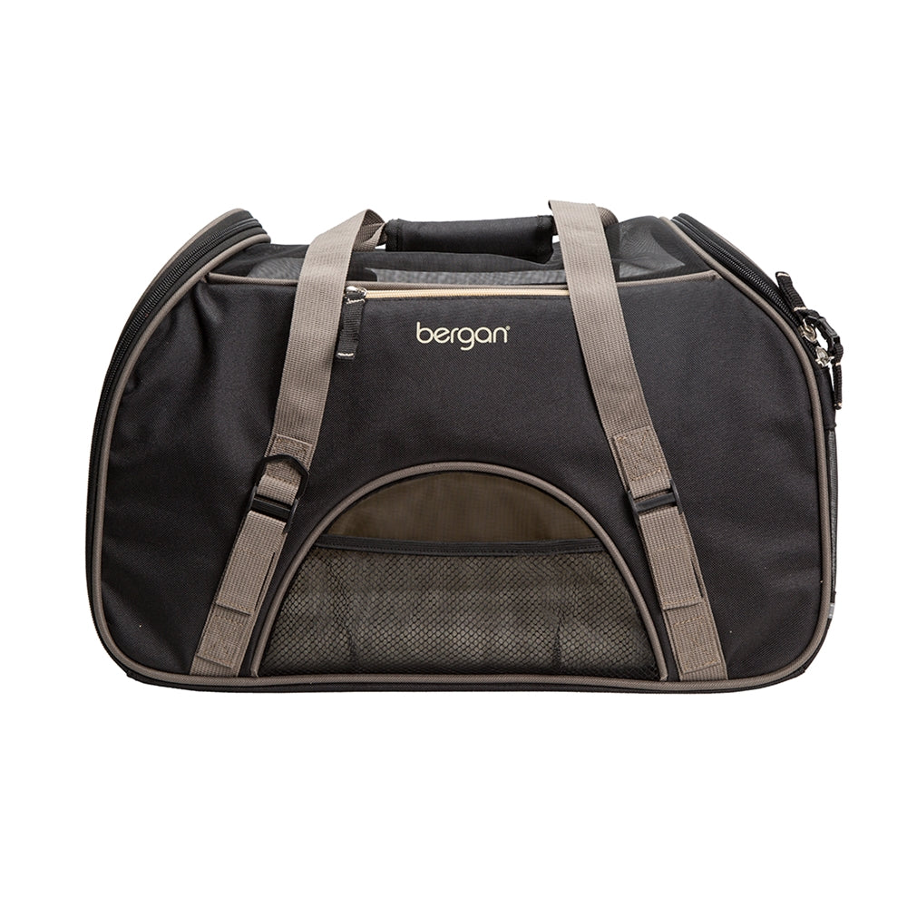 Bergan Comfort Dog Carrier Black & Grey, 19 x 10 x 13 in.