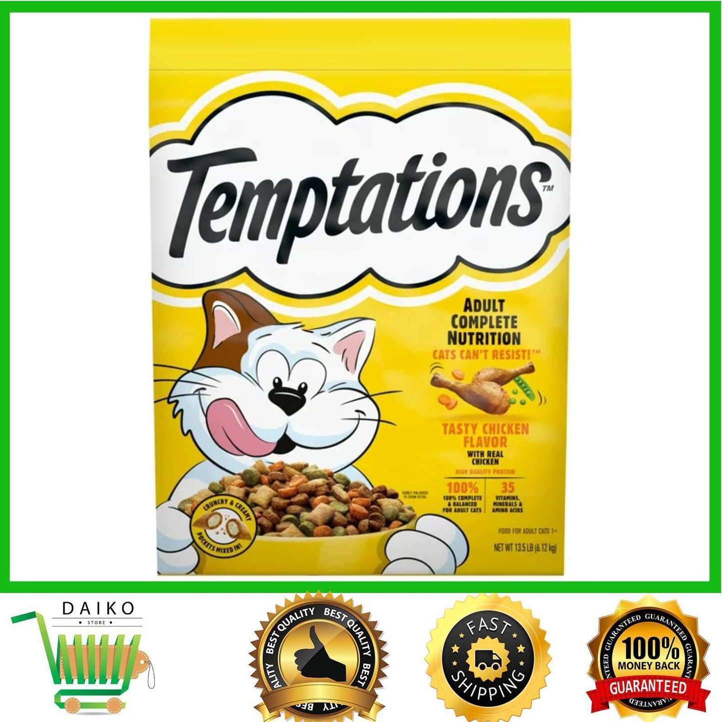 Temptations Chicken Cat Food, 13.5 lbs.