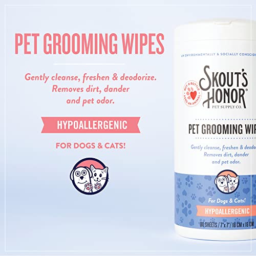 Skout's Honor Multi-Purpose Pet Wipes, 80 Count
